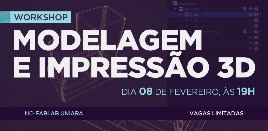 Workshop em Modelagem e Impresso 3D