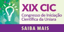 Banner de divulgao do XIX Congresso de Iniciao Cientfica da Uniara