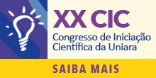 Banner de divulgao do XX Congresso de Iniciao Cientfica da Uniara