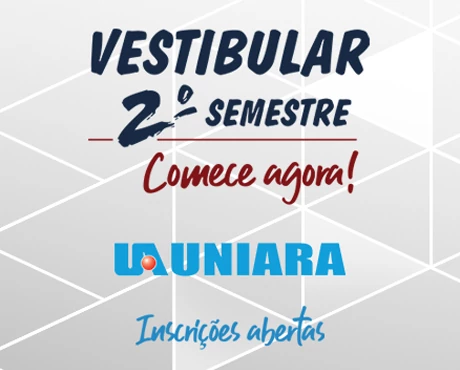 Banner de divulga��o do Vestibular Segundo Semestre 2026