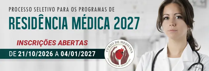 Banner de divulgação do Processo Seletivo para Residência Médica 2027