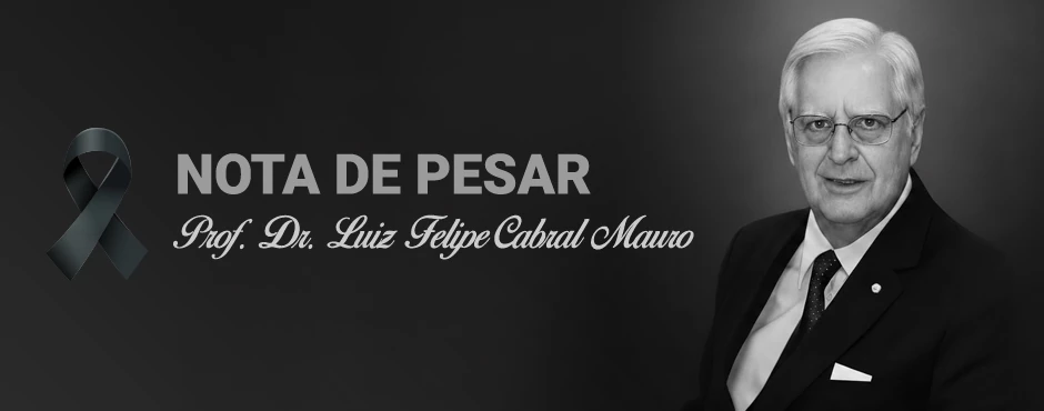 Banner de divulga��o da Nota de Pesar - Magn�fico Reitor, Prof. Dr. Luiz Felipe Cabral Mauro